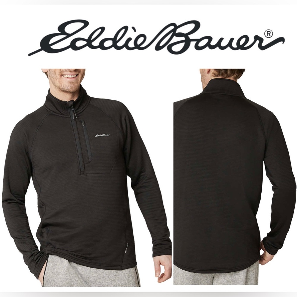 *NEW* Eddie Bauer Quarter Zip Fleece Jacket